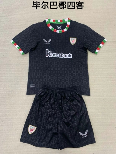 2024/25 Athletic Bilbao 4nd Away Black Soccer Uniform-208