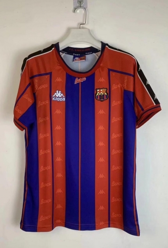 97-98 Retro Version Barcelona Home Red & Blue Thailand Soccer Jersey AAA-503/410