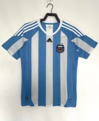 2010 Retro Version Argentina Home Blue & White Thailand Soccer Jersey AAA-811