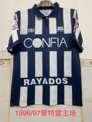 1996-97 Retro Version Monterrey Home Blue & White Thailand Soccer Jersey AAA-2041