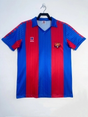 89/92 Retro Version Barcelona Home Red & BlueThailand Soccer Jerseys AAA-811