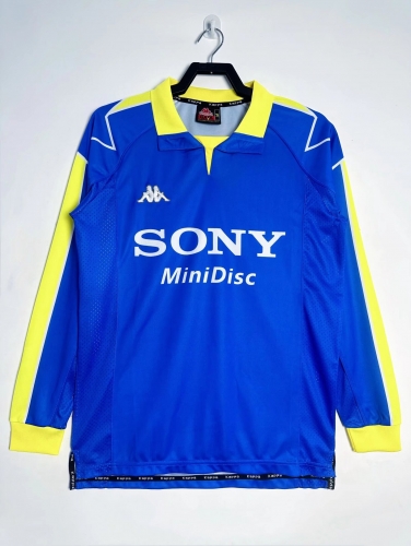 97-99 Retro Version Juventus Blue LS Thailand Soccer Jersey AAA-313/811