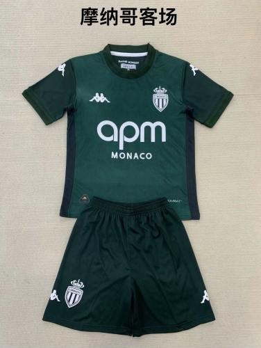 2024/25 Monaco Away Green Soccer Uniform-208