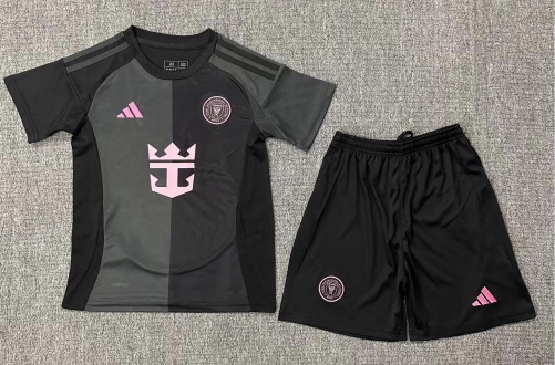 Kids 2025/26 Inter Miami CF Away Black Kids/Youth Soccer Uniform-416/530/522