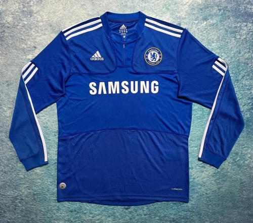 09/10 Retro Version Chelsea Home Blue Thailand LS Soccer Jersey AAA-601