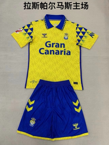 2024/25 UD Las Palmas Home Yellow Soccer Uniform-208