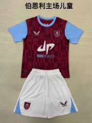 Kids 2024/25 Burnley Home Red Kids/Youth Soccer Uniform-208