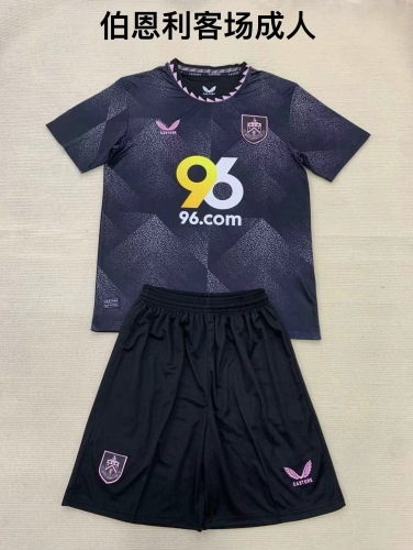 2024/25 Burnley Away Black Soccer Uniform-208