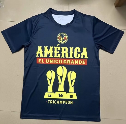 2024/25 Champion Version Club América Blue Thailand Soccer Jerseys AAA-47