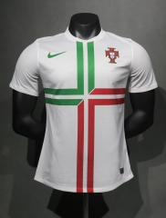 Player Retro Version 2012 Portugal Away White Thailand Soccer Jersey AAA-703