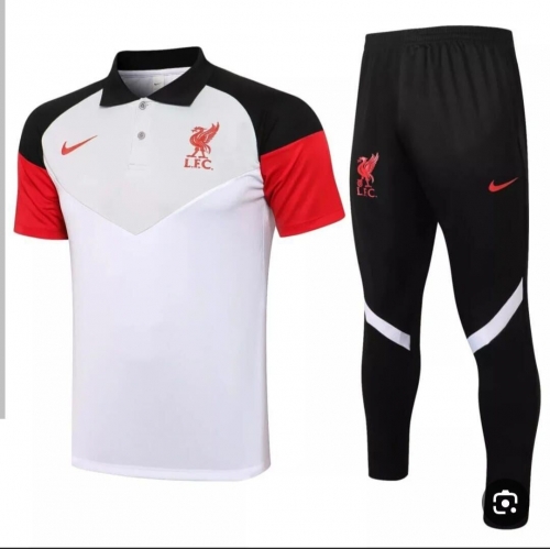 2022/23 Liverpo White Polo Uniform-815