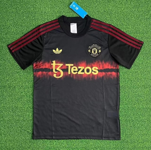 2025/26 Snake Year Version Manchester United Black Thailand Soccer Jersey AAA-23/320/416