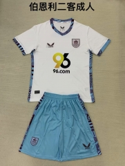 2024/25 Burnley 2nd Away White Soccer Uniform-208