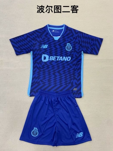 2024/25 Porto 2nd Away Royal Blue Soccer Uniform-208