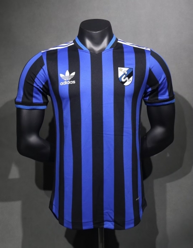 Player Special Retro Version 2024/25 Inter Milan Blue & Black Thailand Soccer Jersey AAA-703