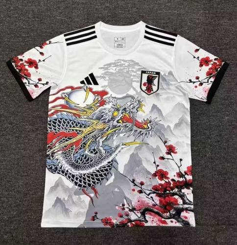 2025 Japan White & Gray Thailand Soccer Jersey AAA-47