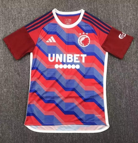 2024/25 F.C. Copenhagen Red & Blue Thailand Soccer Jersey AAA-417