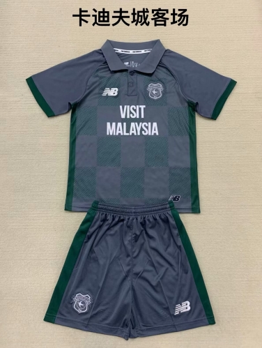 2024/25 Cardiff City Away Gray & Green Soccer Uniform-208