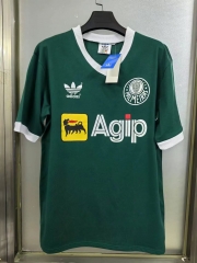 Retro Version SE Palmeiras Dark Green Thailand Soccer Jersey AAA-1116