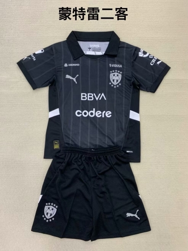 2024/25 Monterrey 2nd Away Black Soccer Uniform-208