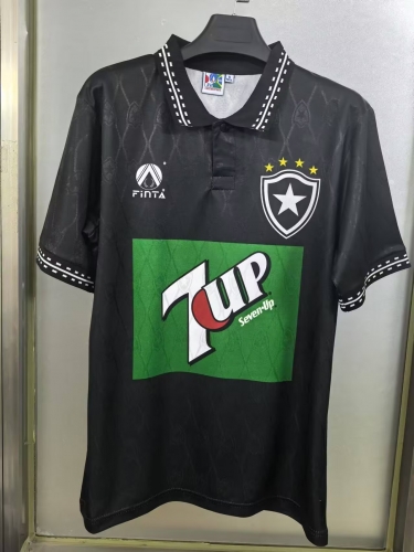 1995 Retro Version Botafogo FR Away Black Thailand Soccer Jersey AAA-1116