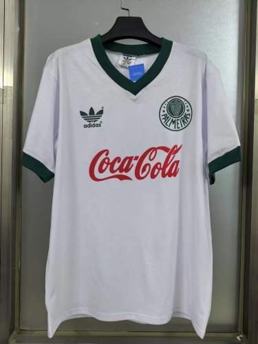 Retro Version SE Palmeiras White Thailand Soccer Jersey AAA-1116