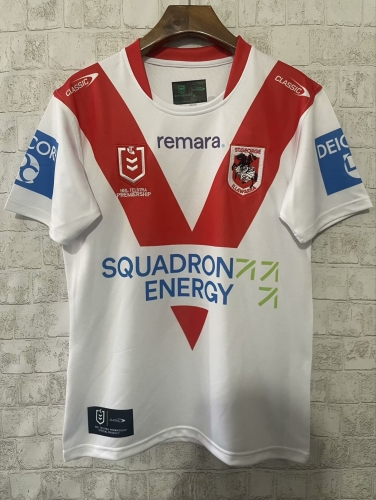 2025 St George Home White Thailand Rugby Shirts-805