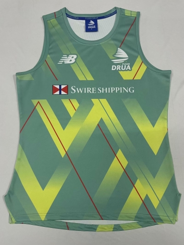 2025 Fiji Fluorescent Green Thailand Rugby Shirts Vest-805