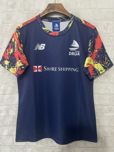 2025 Fiji Royal Blue Thailand Rugby Shirts-805