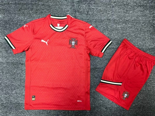 2025 Portugal Home Red Soccer Uniform-302