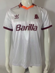 92-94 Retro Version AS Roma Away Silver Gray Thailand Soccer Jersey AAA-503