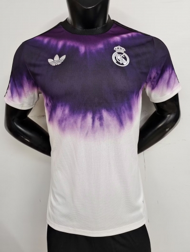 Player Special Version 2025/26 Real Madrid White & Purple Thailand Soccer Jersey AAA-MY