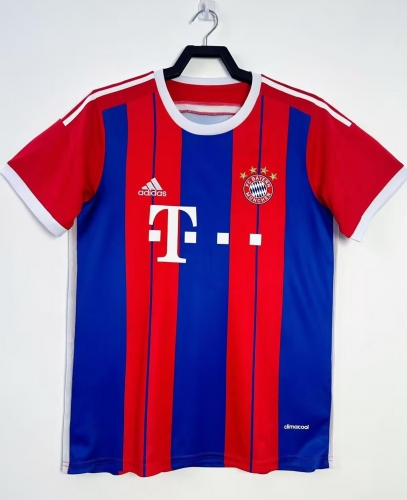 14-15 Retro Version Bayern München Home Red & Blue Thailand Soccer Jersey AAA-410/811/503