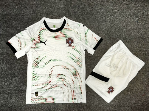 2025 Portugal Away White Soccer Uniform-302