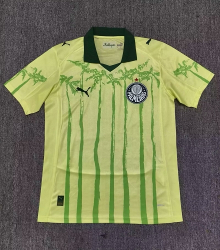 2025/26 SE Palmeiras Away Yellow Thailand Soccer Jersey AAA-23