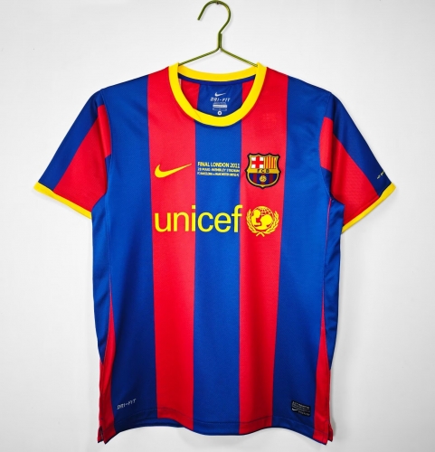 10/11 Retro Version Barcelona Home Red & BlueThailand Soccer Jerseys-710