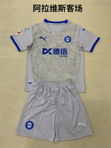 2024/25 Deportivo Alavés Away Gray Soccer Uniform-208