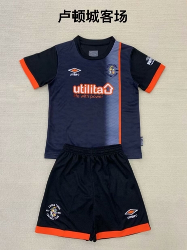 2024/25 Luton Town Away Black Soccer Uniform-208