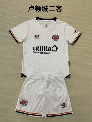 2024/25 Luton Town 2nd Away White Soccer Uniform-208