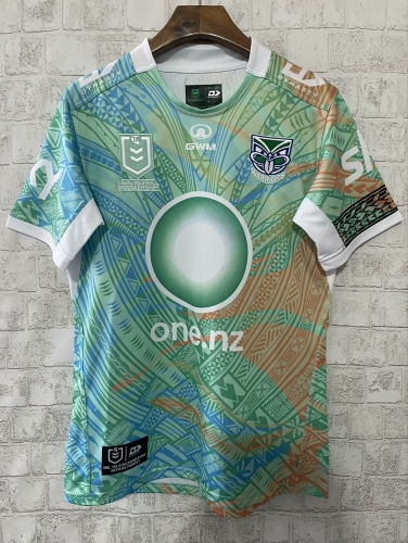 2025 Warriors Green Rugby Shirts-805