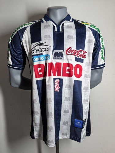 00 Retro Version Monterrey Blue & White Thailand Soccer Jersey AAA-912