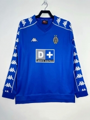 99/00 Retro Version Juventus Away Blue Thailand LS Soccer Jersey AAA-811