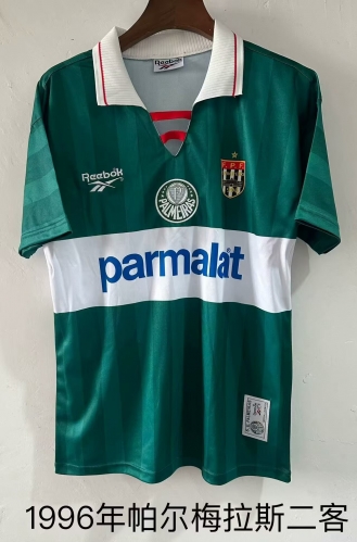 1996 Retro Version SE Palmeiras 2nd Away Green Thailand Soccer Jersey AAA-709