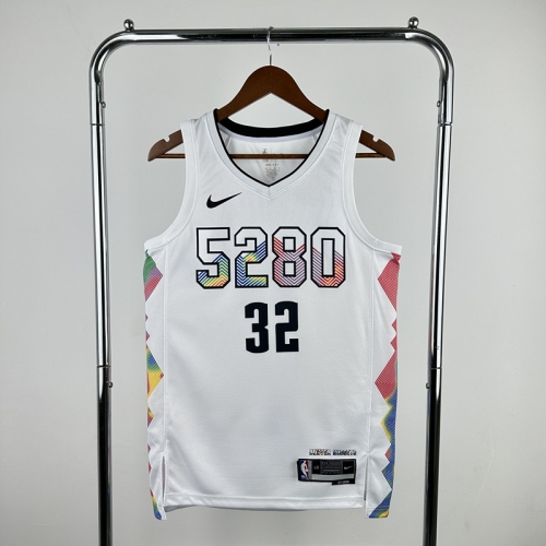 2025 Season City Version NBA Denver Nuggets White #32 Jersey-311