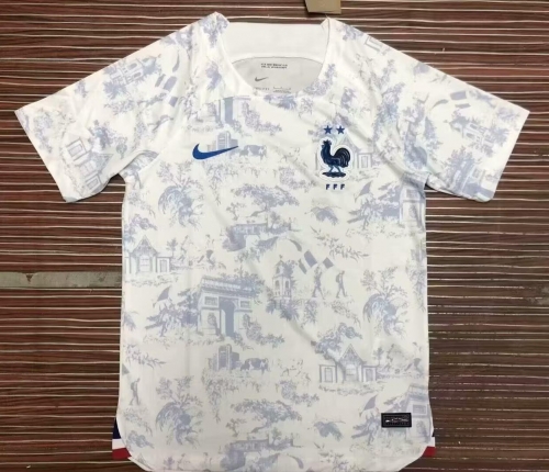 2022/23 France White Thailand Soccer Jersey AAA-312