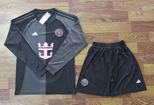 2025/26 Inter Miami CF Away Black LS Soccer Uniform-LD