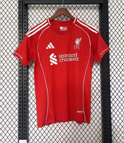 2025/26 Liverpool Home Red Thailand Soccer Jerseys