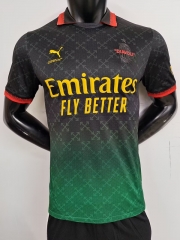 Player Version 2024-2025 AC Milan Goalkeeper Black & Green Thailand Soccer Jersey AAA