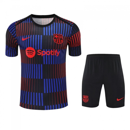 2025/26 Barcelona Red & Blue Thailand Soccer Training Uniform-418