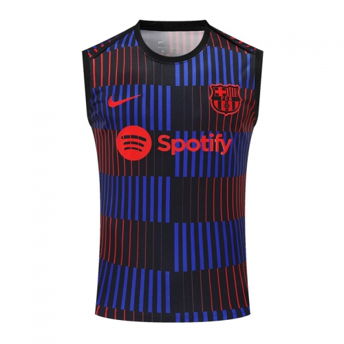 2025/26 Barcelona Red & Blue Thailand Soccer Training Vest-418